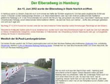 Tablet Screenshot of elberadweg-hamburg.frank-bokelmann.de